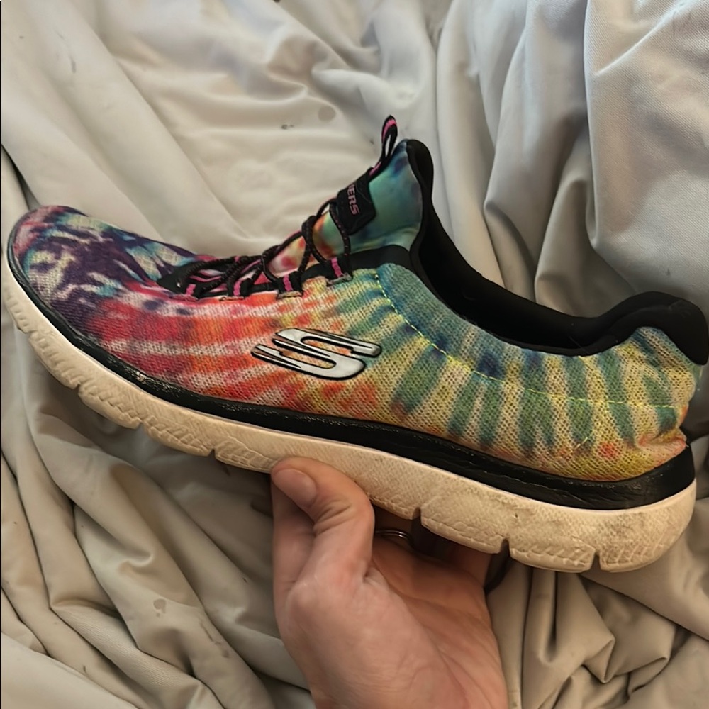 Skechers Tie-Dye Slip-On Sneaker - Rainbow